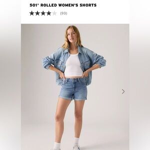 Levi's 501 Rolled Shorts